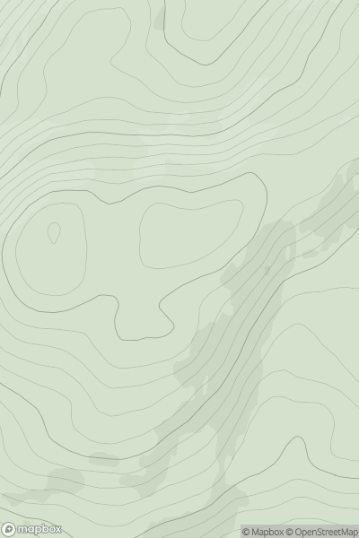 Thumbnail image for Carn Gorm East Top [Killilan to Inverness] showing contour plot for surrounding peak